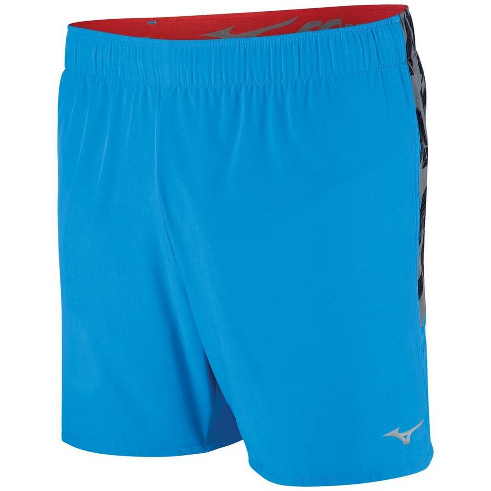 Mizuno Men's Alpha 5.5" Running Shorts Blue (421677-TEI)